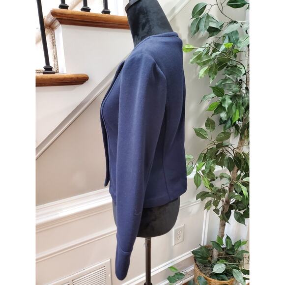 Loft Women's Blue Polyester Long Sleeve Buttons Front Cardigan Size X-Small - Picture 2 of 12